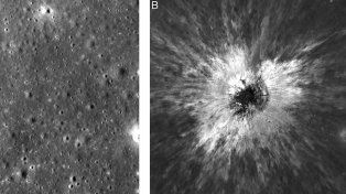 Descubrieron en la Luna un nuevo cráter de más de 200 metros