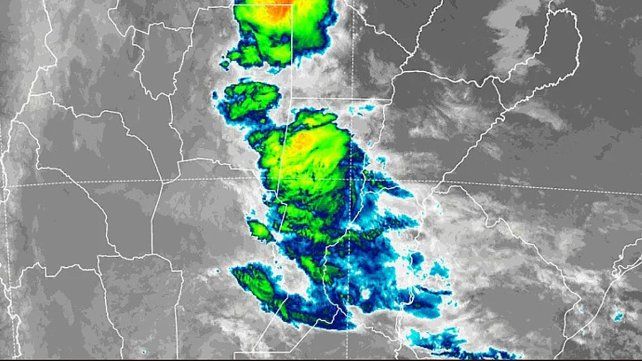 Rige un alerta meteorológico naranja por tormentas fuertes para una parte de Entre Ríos. Pronóstico extendido del SMN.&nbsp;