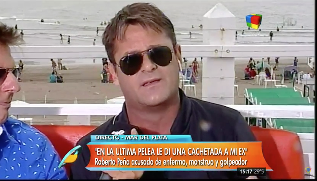 Roberto Peña: Se me escapó un cachetazo contra mi ex