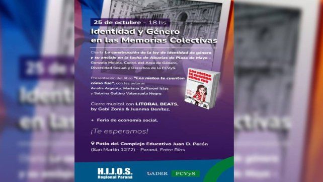 Presentarán en Paraná el libro Los nietos te cuentan cómo fue