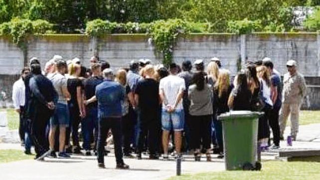 La Tablada. Ayer sepultaron los restos.