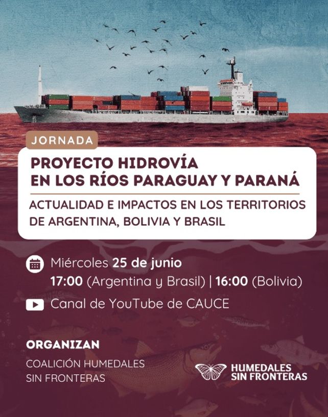 Jornada virtual sobre la Hidrovía Paraguay – Paraná