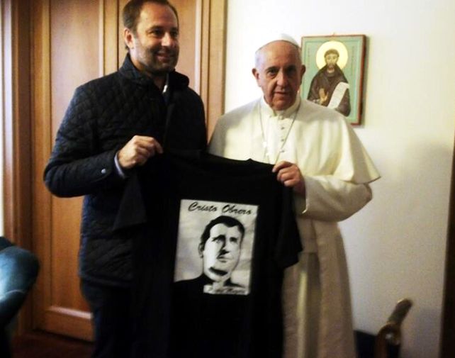 El Papa mantuvo un encuentro con el sacerdote Juan Carlos Molina
