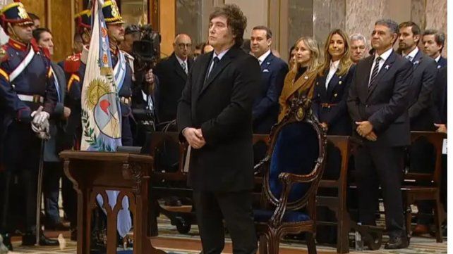 El presidente Javier Milei en el tedeum por el 25 de mayo El presidente Javier Milei en el tedeum por el 25 de mayo
