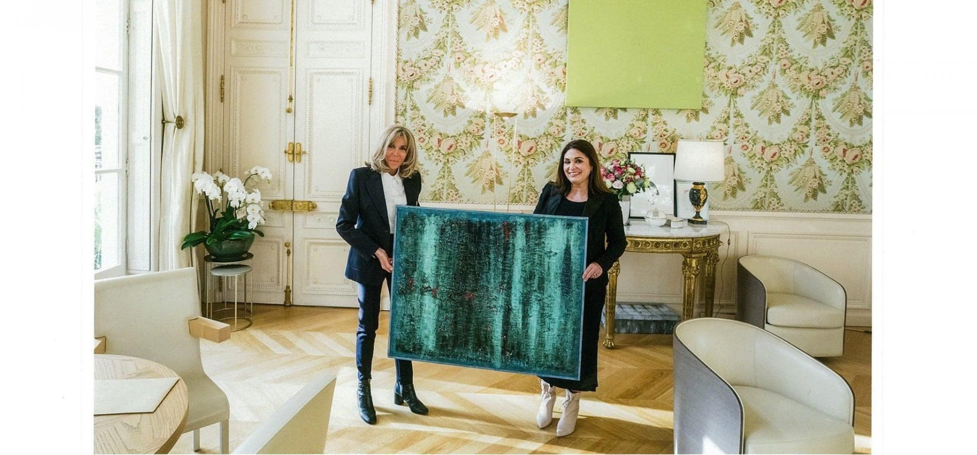 Ana Pérez Grassano: la historia de la artista rosarina que fue recibida por la primera dama de Francia