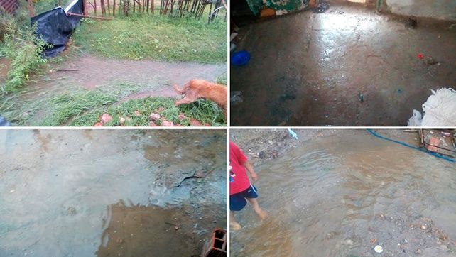 El Temporal también provocó inundaciones en La Paz e Irazusta