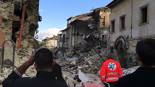 Las estremecedoras imágenes del sismo que sacudió a Italia