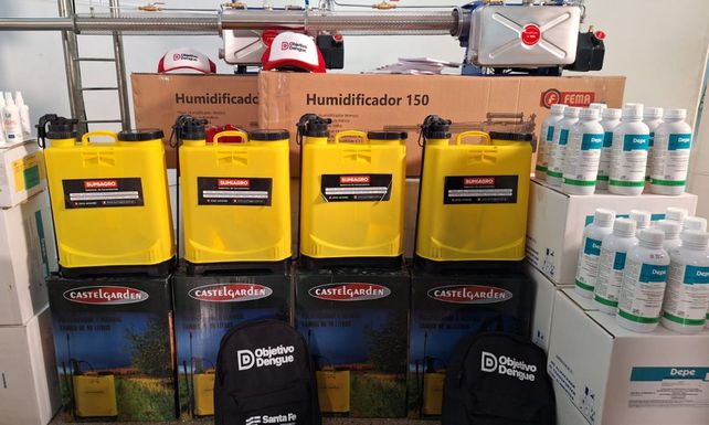 Las 32 localidades del Dpto. San Cristóbal recibieron insumos y equipamiento para la prevención del dengue