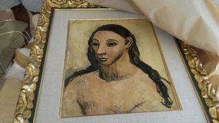 Llegó a Madrid una pintura de Picasso incautada en Córcega