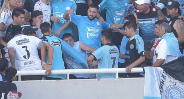 El joven que tiraron al vacío en la popular del Kempes tiene muerte cerebral
