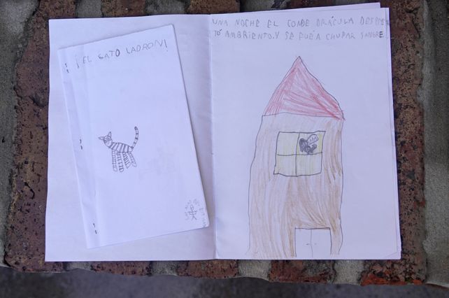Además de escritor, Lautaro es un gran lector de comic y ciencia ficción.