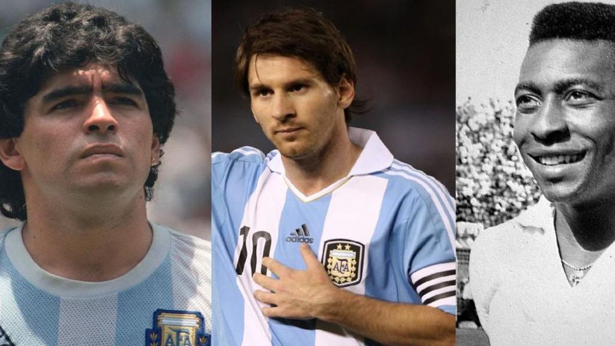 Maradona, Pelé, Messi, Cristiano todos son fenomenales