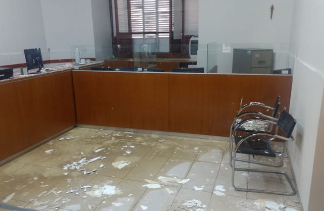 Imágenes de cómo quedó Casa de Gobierno en Santa Fe