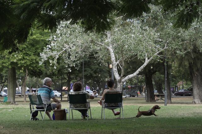 El parque Urquiza, uno de los espacios verdes perdilectos de barrio Martin.