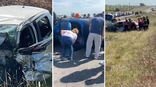 Triple choque de la Ruta 11: murió otra persona por las graves heridas sufridas