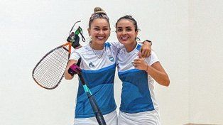 María José Vargas y Natalia Méndez, en racquetball, sumaron para Argentina una medalla de plata en racquetball.
