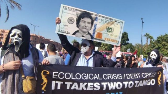 La semana: ambientalistas protestaron contra emisario de Milei en cumbre del FMI y BM en Marruecos