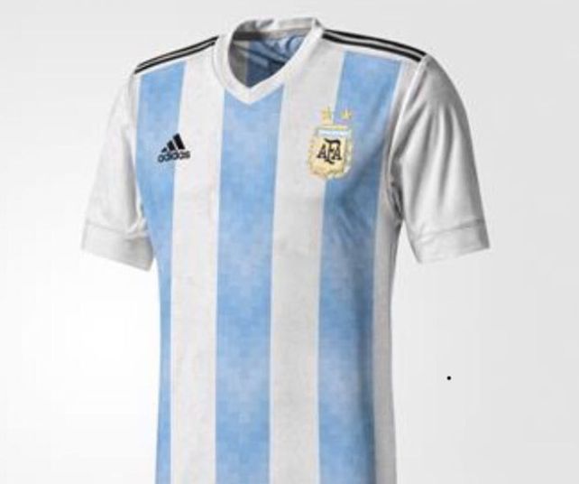 Se filtró la camiseta de Argentina en Rusia