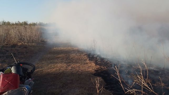 Hay 20 personas de Bomberos de Victoria