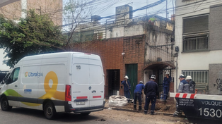 Susto en barrio Martin: rompieron un caño de gas mientras sacaban un árbol y provocaron una fuga