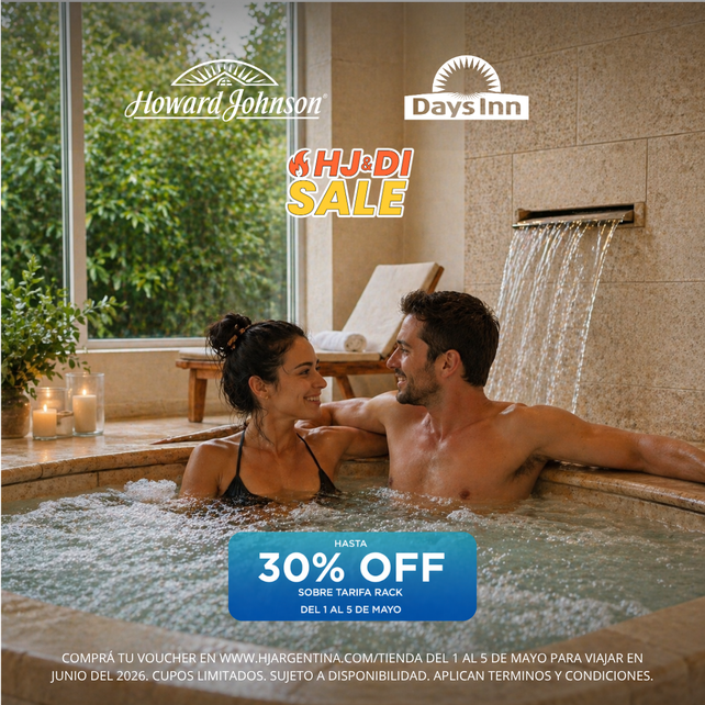 Desde el 1° de mayo Howard Johnson y Days Inn lanzan la tienda online hotelera más grande de Argentina.
