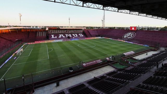 La cancha de Lanús recibirá este sábado a 6.500 hinchas de Central.