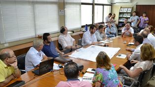 Crecida del Paraná: concejales se reunieron con representantes del INA