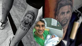 Iván Torres se tatuó a Messi por un motivo que se relaciona con su paso por Colón