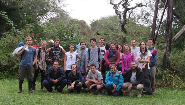 Trabajo de campo. Los participantes recorren el lugar para observar un entorno privilegiado.