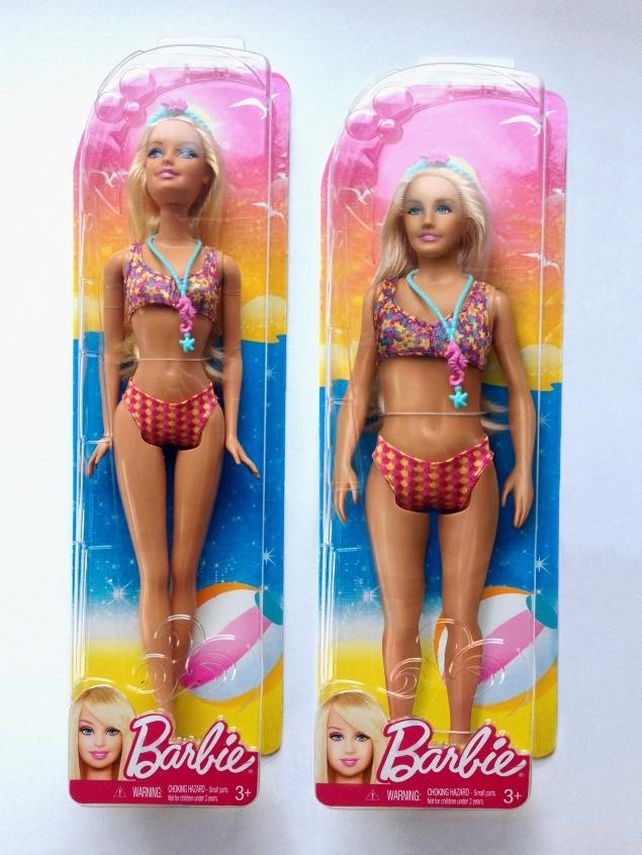 Así luciría Barbie con medidas reales del cuerpo femenino