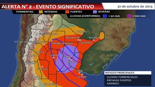 Bautizaron Berta a la tormenta que se espera y se abrió la polémica