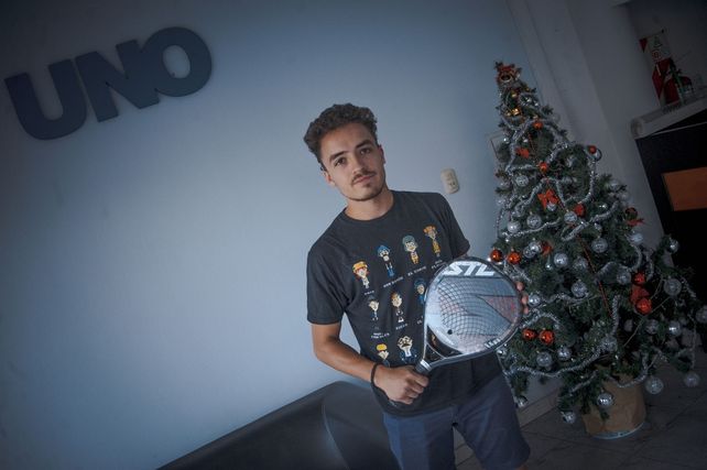 Facundo Degregorio dio detalles del encuentro de pádel solidario.