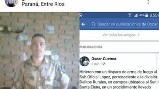 Piden dadores de sangre para el policía baleado en Santa Elena