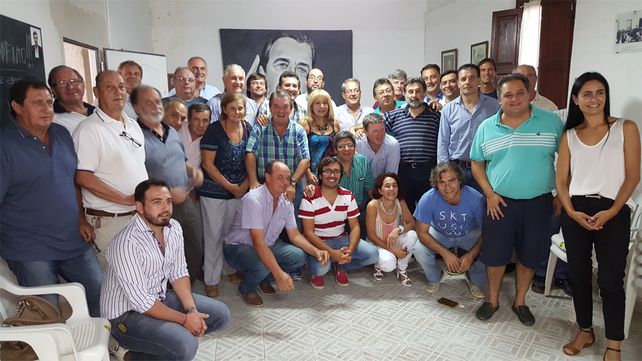 Encuentro. Estuvieron 16 de los 18 presidentes departamentales.&nbsp;