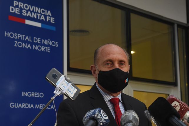 El gobernador Omar Perotti