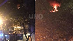 Fuerte explosión e incendio en un edificio de Rosario