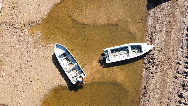 Histórica bajante del río Paraná
