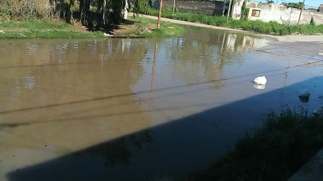 Después de varias horas sin lluvia, vecinos reclaman agua estancada