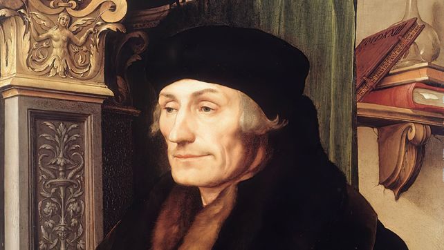 Erasmo de Rotterdam por Hans Holbein
