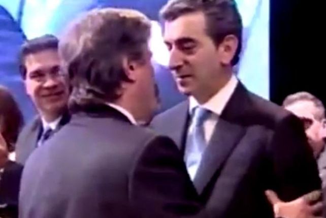 El frío saludo de Randazzo al vice Boudou