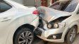 Automovilista chocó tres autos estacionados en Paraná