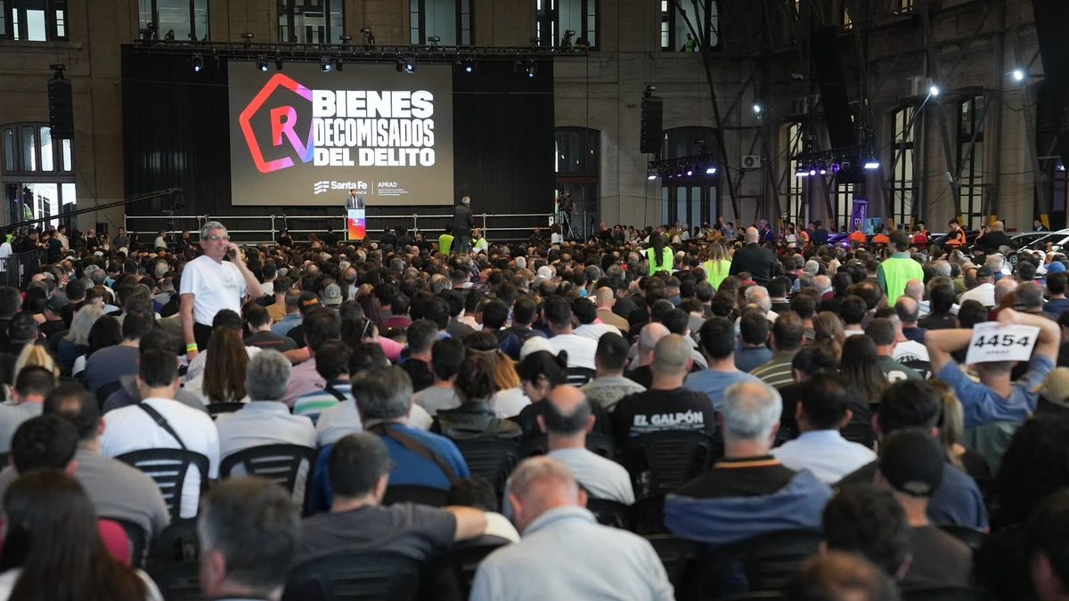 La subasta de bienes incautados al delito más grande de Santa Fe tuvo una recaudación récord de $1.645 millones