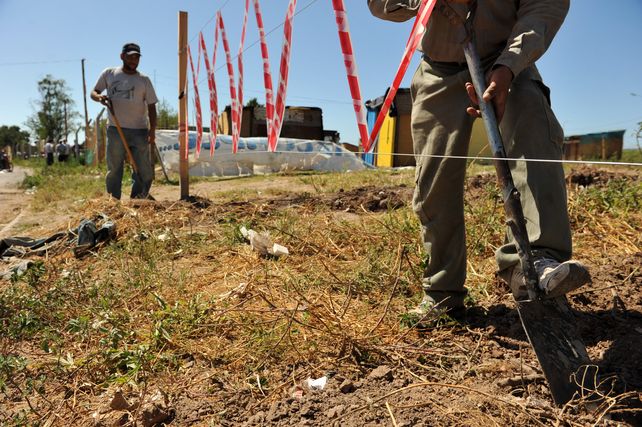 Voluntarios. La descarga de materiales para la construcción se realizará el próximo 30 de octubre.