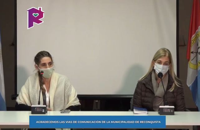 Conferencia de prensa de las autoridades de Salud de Reconquista
