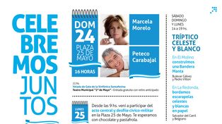 Nuevo aniversario de la Revolución de Mayo con múltiples propuestas culturales