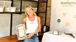 Virginia Weskamp creó su marca de alimento saludable para mascotas.