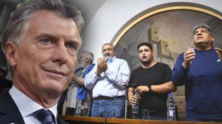 Mauricio Macri criticó a la CGT por cómplice del Gobierno