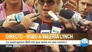 Asaltan a Valeria Lynch en su casa de San Isidro