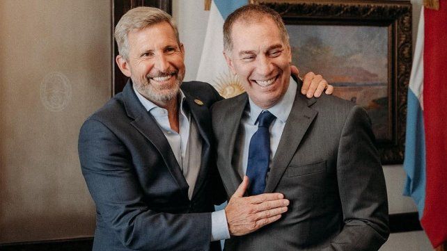 Rogelio Frigerio y Diego Santilli se reunieron en Casa de Gobierno.&nbsp;