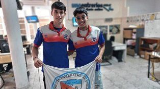 Bochas: Carmelo y Gonzalo pertenecen a la Asociación Paranaense.